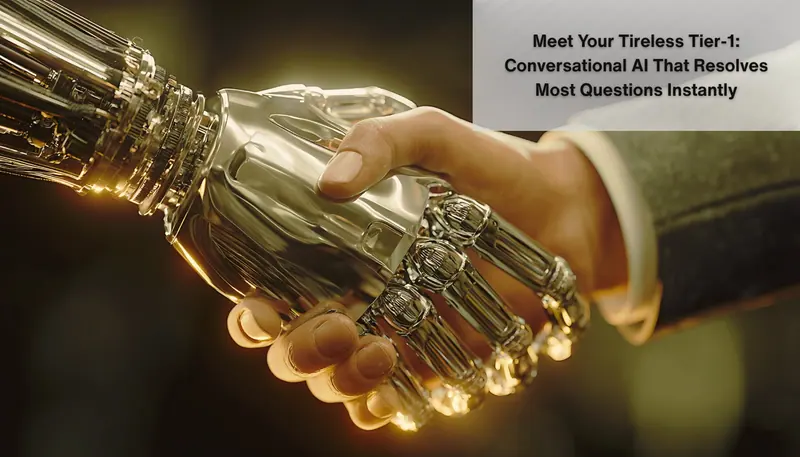 Meet Your Tireless Tier-1: Conversational AI That Resolves Most Questions Instantly